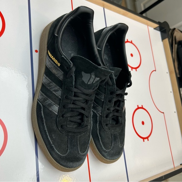 Adidas x Maharishi Handball Spezial Sneakers Black Suede Gum Size 9